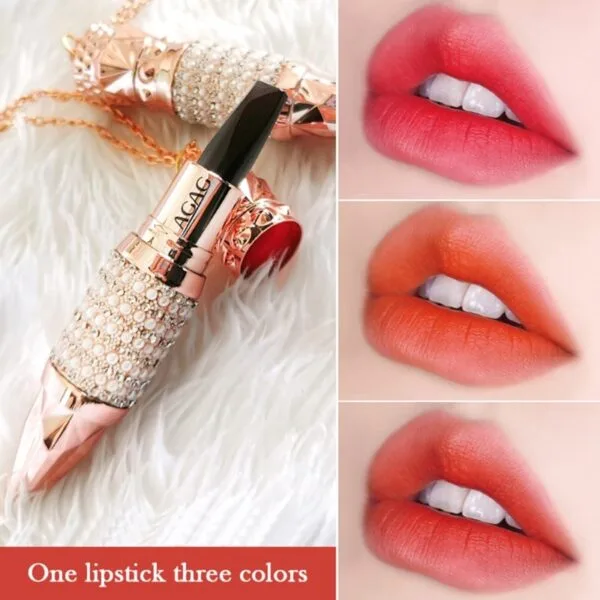 3-Colors Queen Matte Lipstick - Image 3