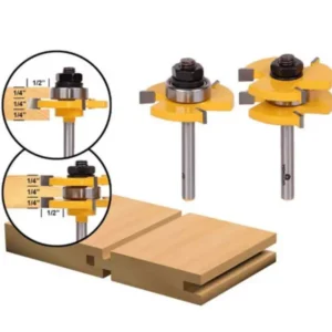 Alternative view of 3 Teeth T-type Tenon Knife Cutter