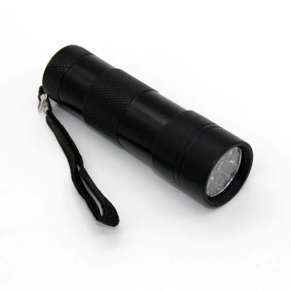 395NM UV Purple Light Waterproof Aluminium LED Torch - Image 3