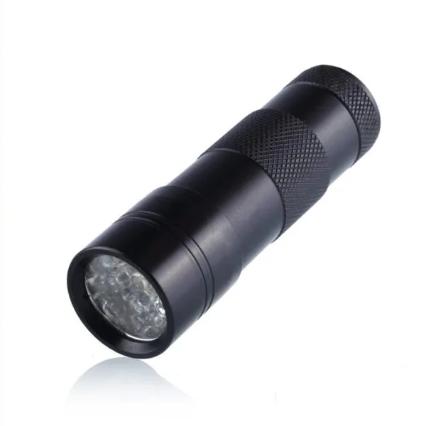 395NM UV Purple Light Waterproof Aluminium LED Torch - Image 4