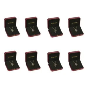 Lymphatic Magnetic Therapy Cross Design Diamond Necklace