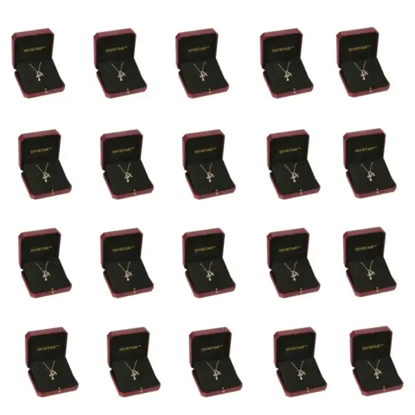 Lymphatic Magnetic Therapy Cross Design Diamond Necklace