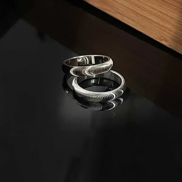 Lymphatic magnetic therapy cats eye ring