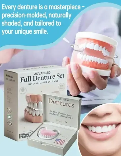 Advanced Customized Full Denture Set
