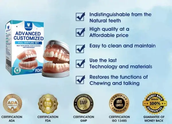Advanced Customized Full Denture Set - Image 4