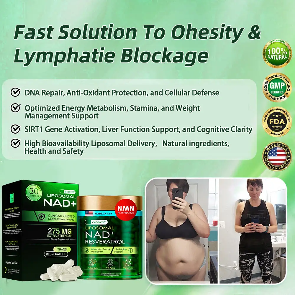 Liposomal NAD+ Resveratrol Capsule Supplement - Image 13