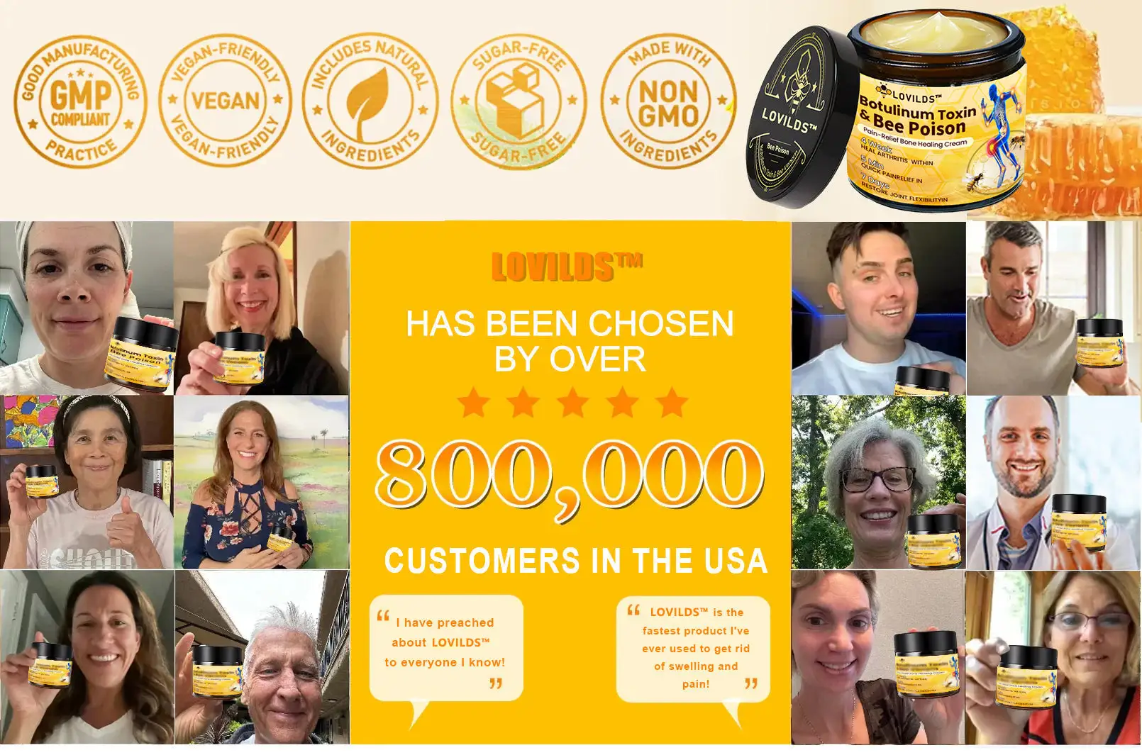 Botulinum Toxin & Bee Poison Pain-Relief Bone Healing Cream - Image 16