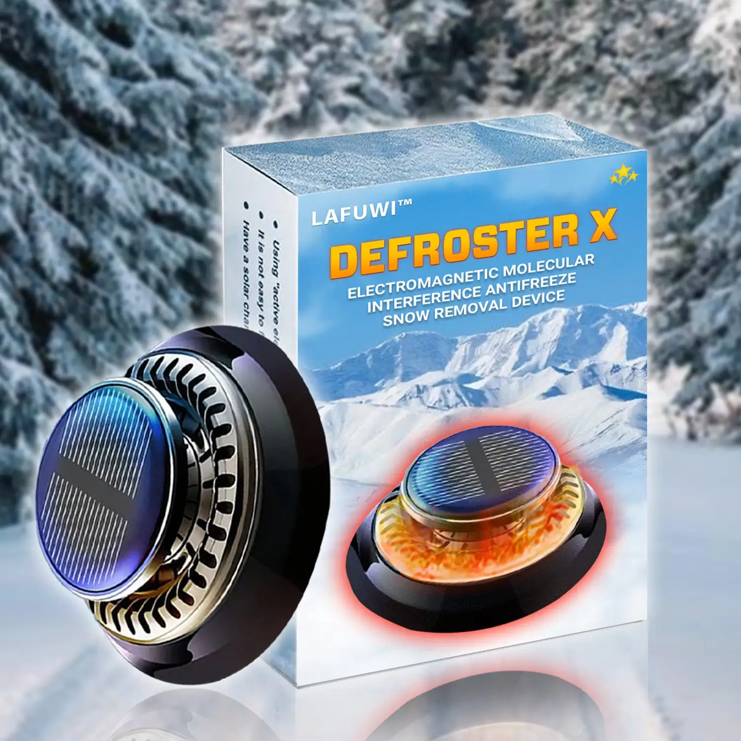 DefrosterX Electromagnetic Molecular Car Snow Removal Device