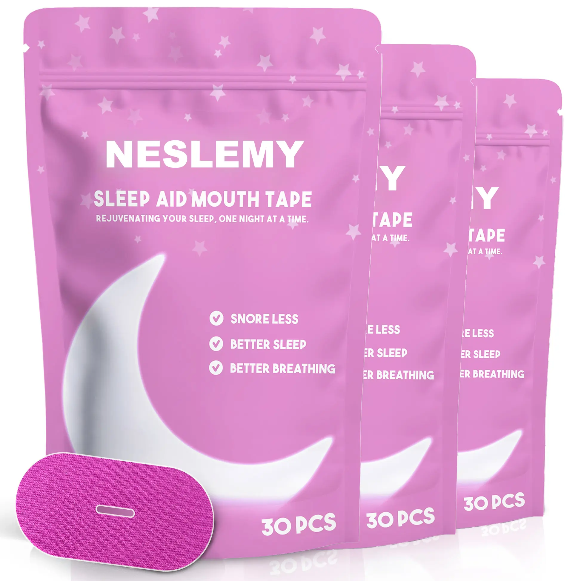 NESLEMY Breathable Mouth Tape for Rest & Recovery - Image 7
