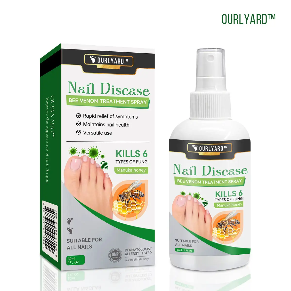 Bee Venom Nail Disease Treatment Spray