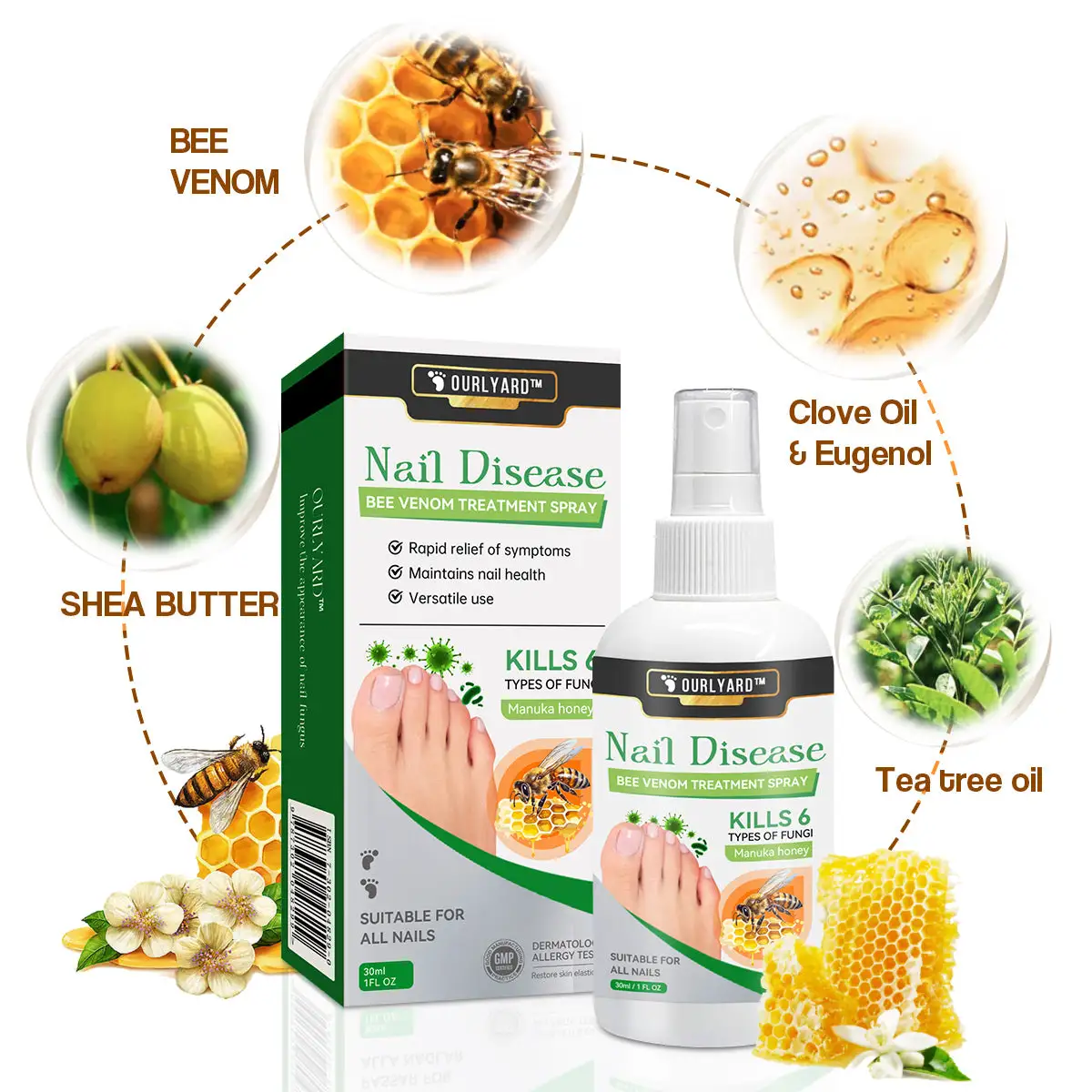 Bee Venom Nail Disease Treatment Spray - Image 5