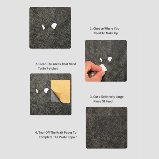 Self-Adhesive Leather Refinisher Cuttable Sofa Repair - Image 20