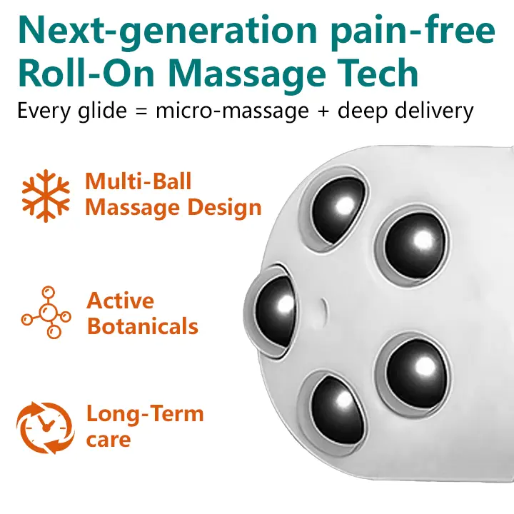 LymphoEase Magnesium Roll-On Relief Cream - Image 2