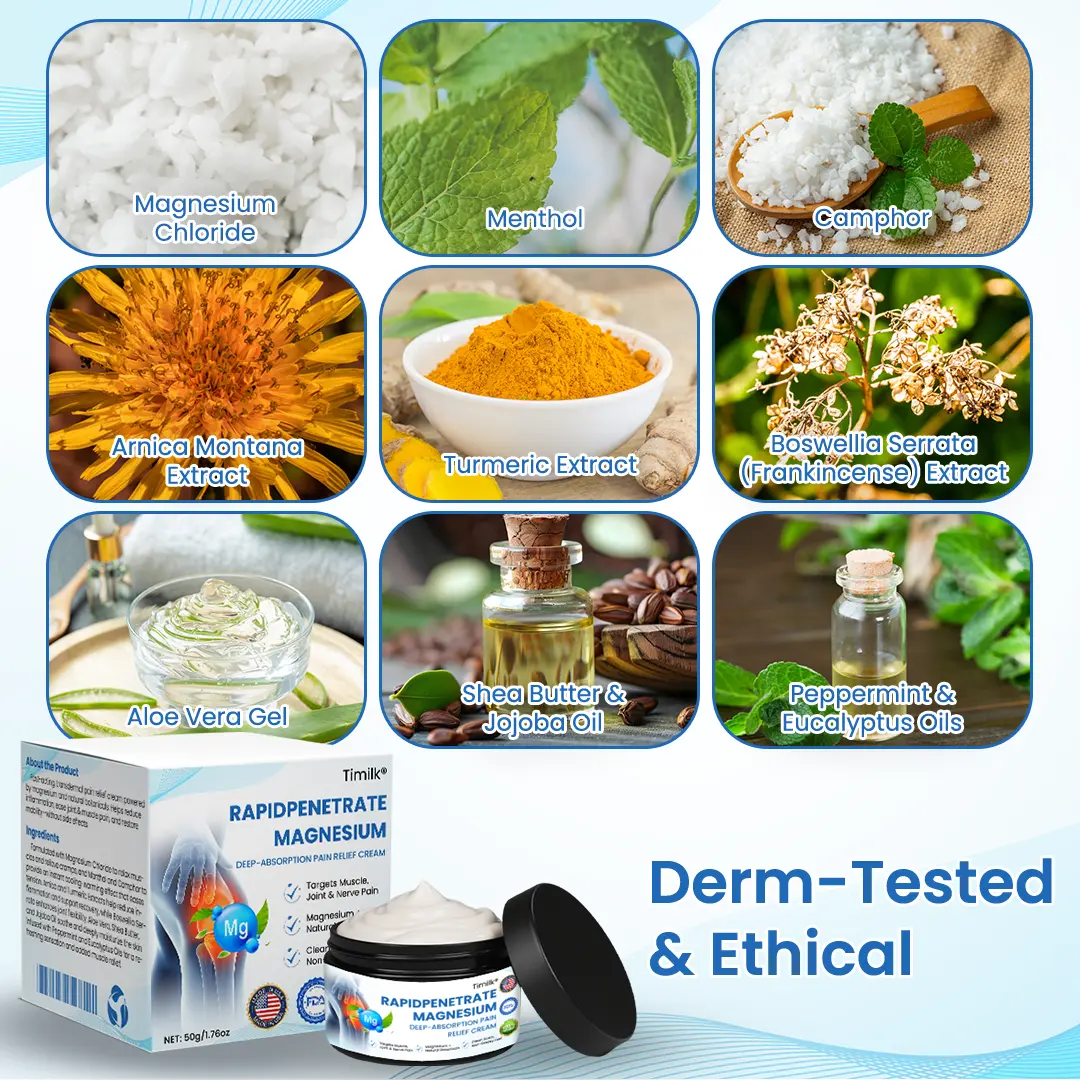 RapidPenetrate Magnesium Deep-Absorption Pain Relief Cream - Image 8