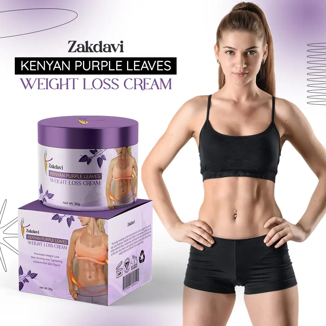 Zakdavi Kenyan Purple Leaves Weight Loss Cream - Image 3