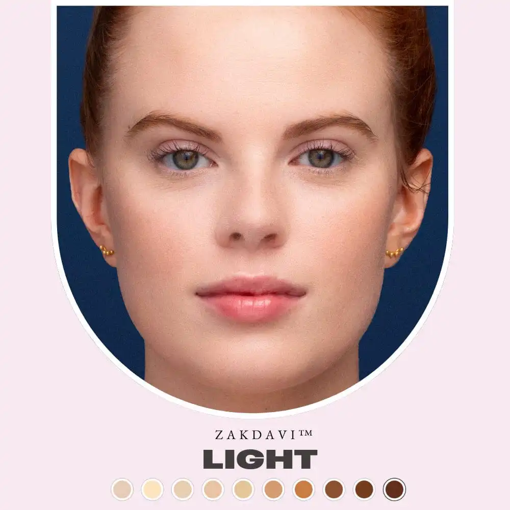 Zakdavi Super Coverage Foundation with Buffing Brush - Image 6