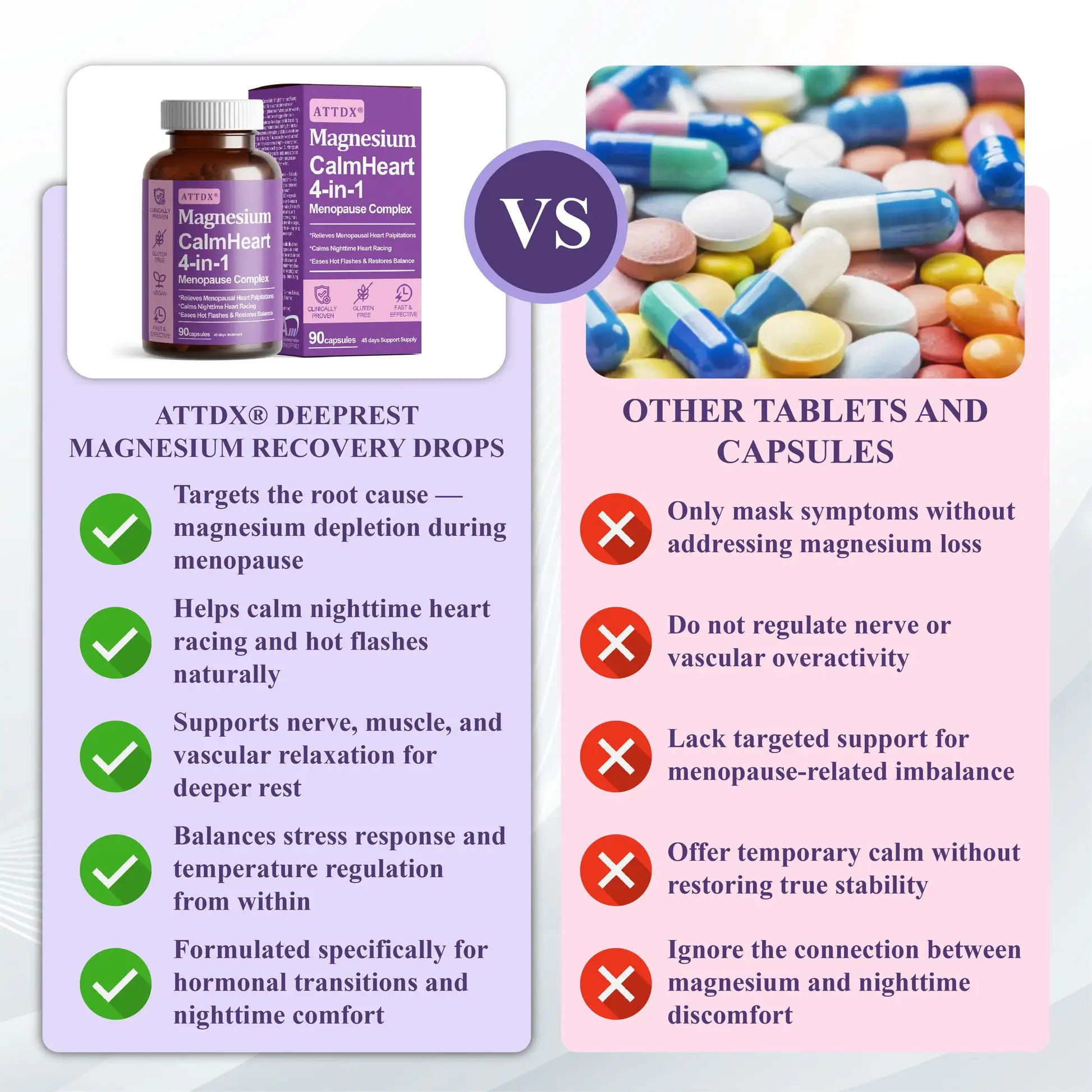 Magnesium CalmHeart 4-in-1 Menopause Complex - Image 6