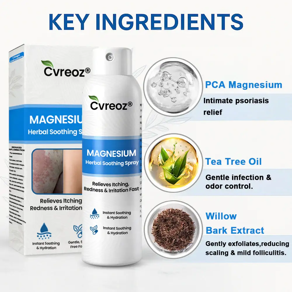 Cvreoz® Magnesium Herbal Psoriasis Spray