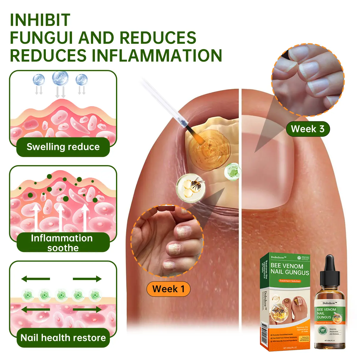 Bee Venom Nail Fungus Treatment Liquid - Image 6