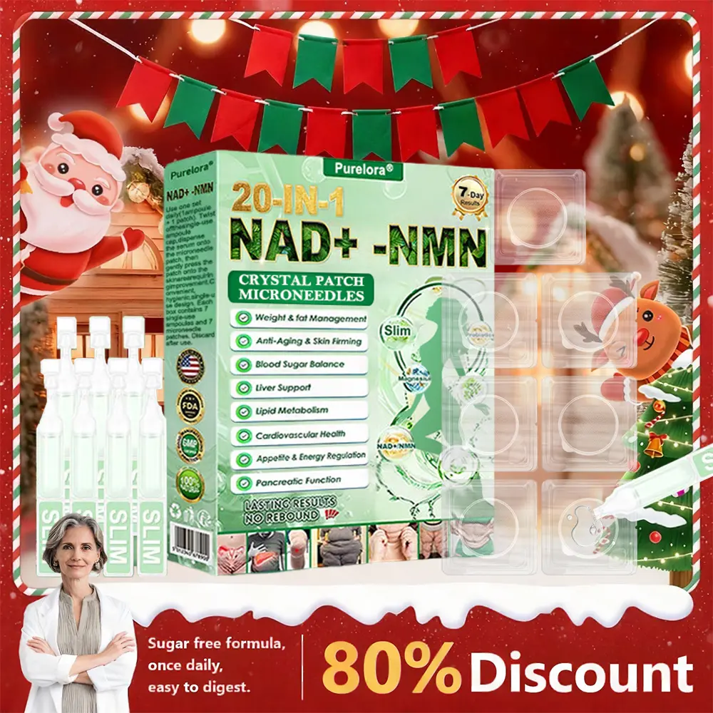 Crystal Microneedle Nano System with NAD⁺ Activation & 20-in-1 Slim & Healthy Pacth Solution