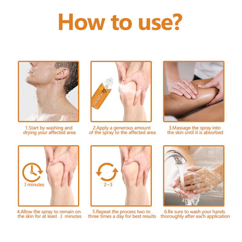 Bee Venom Vitamin D Arthritis Joint Pain Relief Spray - Image 6