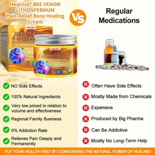 BEE VENOM LITHOSPERMUM Pain-Relief Bone Healing Cream - Image 13