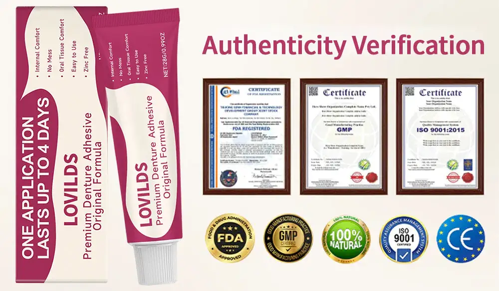 LOVILDS Firm Hold Denture Adhesive - Image 8