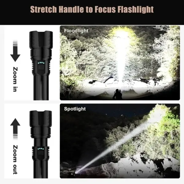 LED Flashlight – High Lumen Rechargeable Torch - Image 3