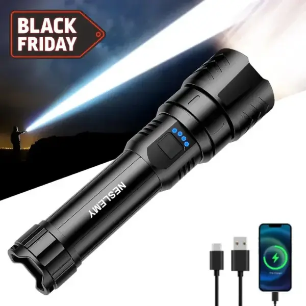LED Flashlight – High Lumen Rechargeable Torch - Image 9