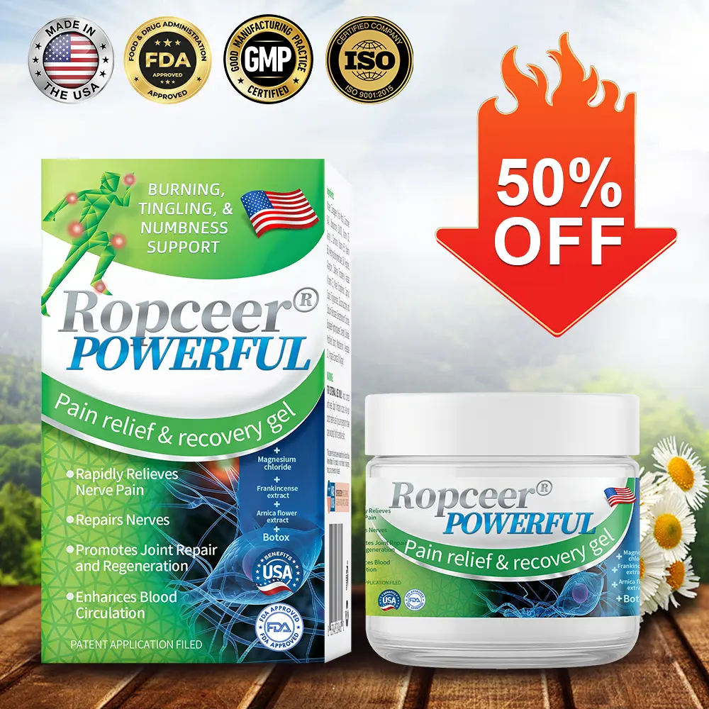 Powerful pain relief & recovery gel
