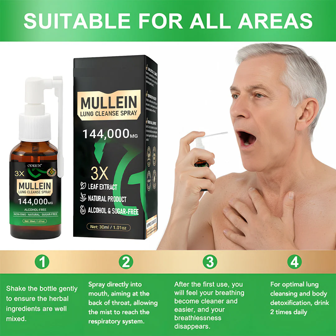 3X Concentrated Mullein Lung Cleanse Spray - Image 3