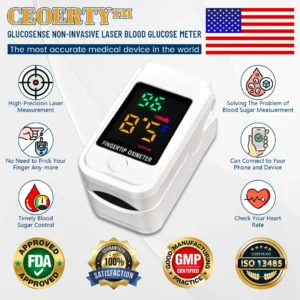Alternative view of Winter Sale GlucoSense Non-Invasive Laser Blood Glucose Meter