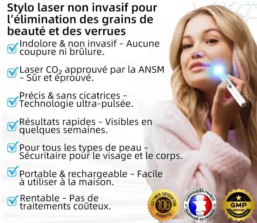 Grains de beauté et verrues non invasifs Stylo laser d'élimination - Image 9