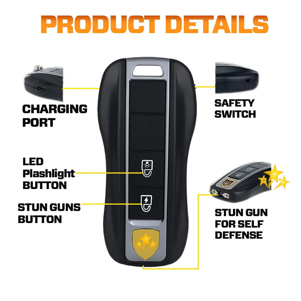 VOLTAX V57 Hi-Tech Stun Flashlight Car Key - Image 6