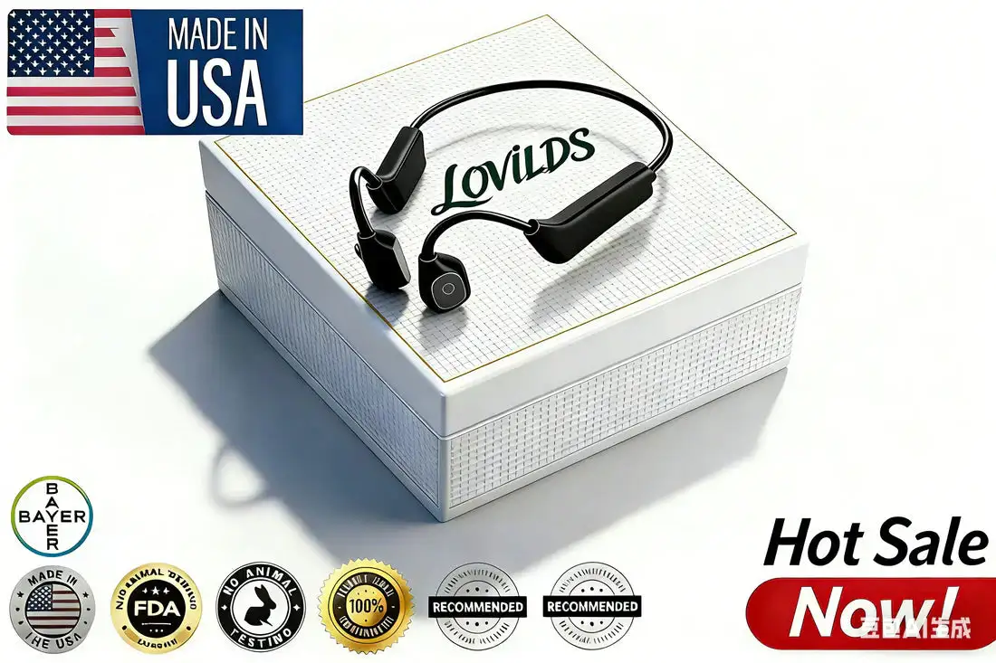 LOVILDS Bone Conduction Smart Hearing Aids Amplifier – Patented Transducer, Best Bone Conduction Aid