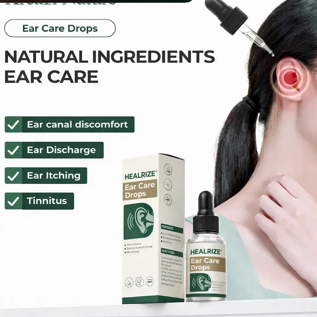 Ear Care Drops – Plant-Based Formula