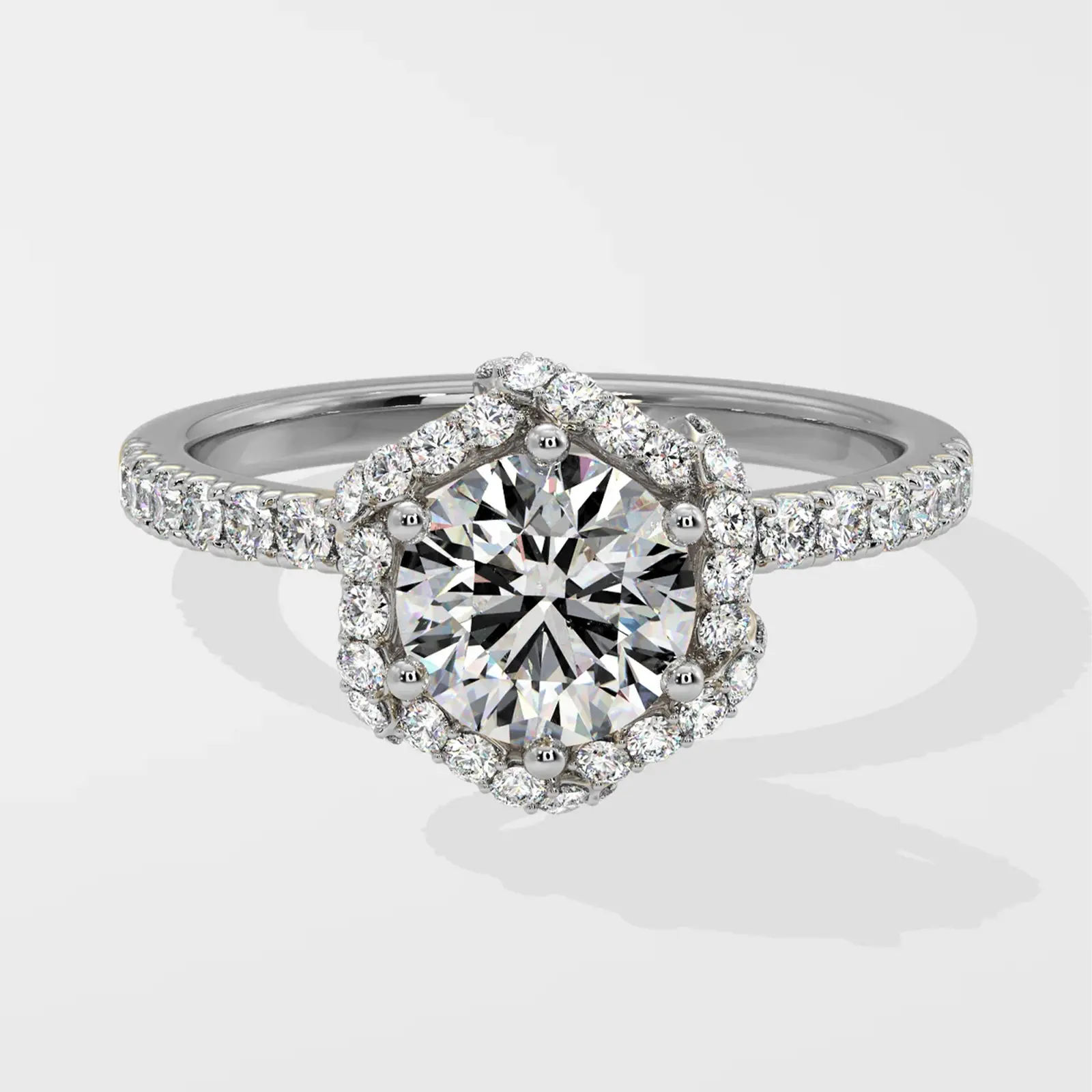 Rose Moissanite Ring - Image 14