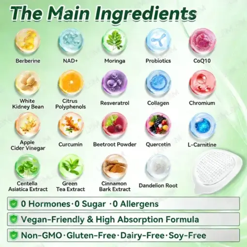 Moringa Berberine × Nano Microneedle Patch - Image 6