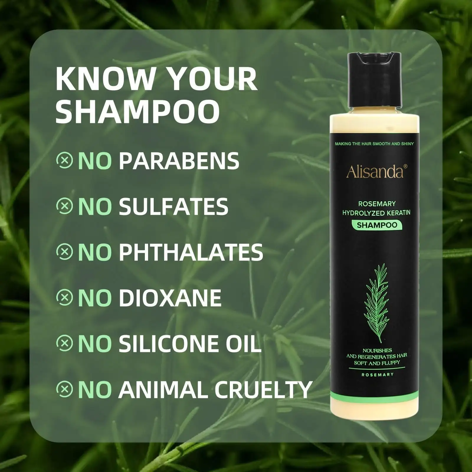 Organic Rosemary Hair Growth Shampoo - Image 6