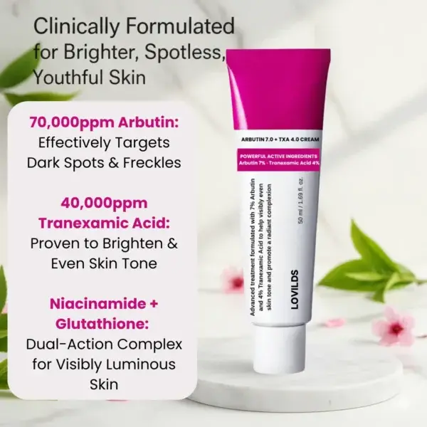 Facial Cream with 7% Arbutin + 4% Tranexamic Acid - Image 10