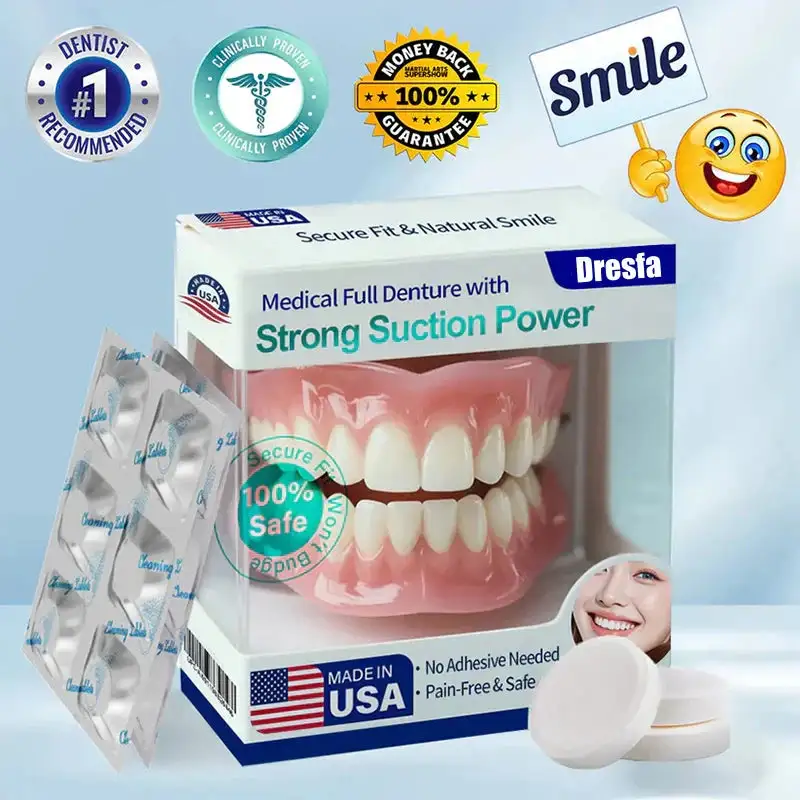 Medical Full Denture with Strong Suction