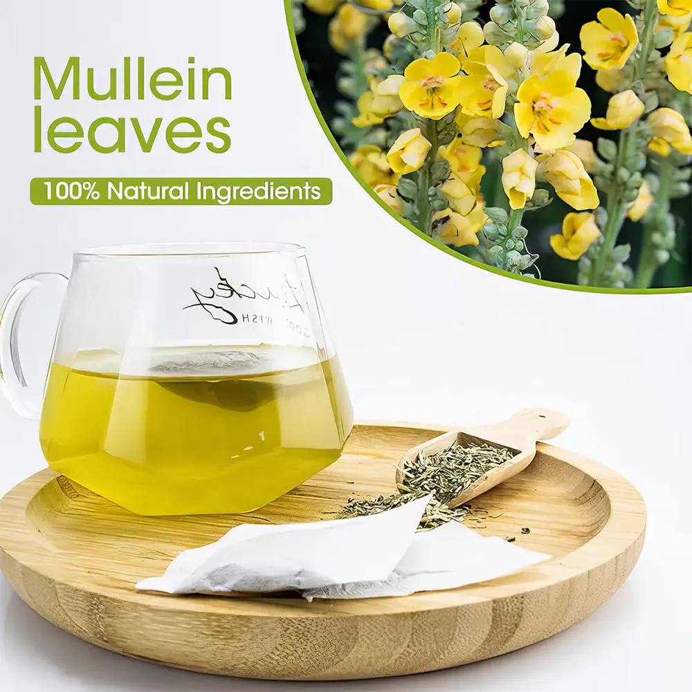 MULLEIN Natural Herbal Tea For Lung Cleanse And Respiratory Support - Image 11