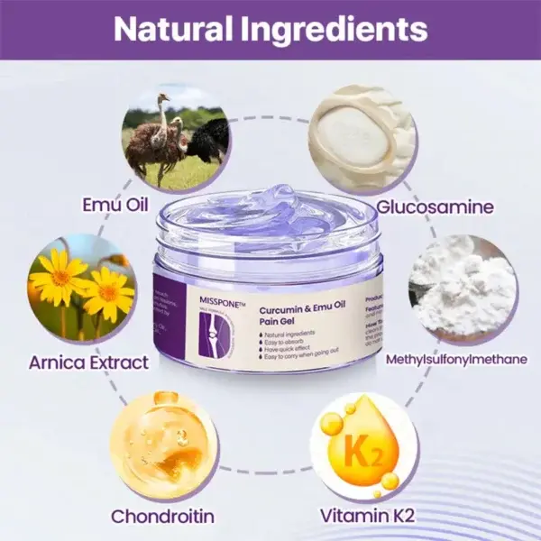 Curcumin & Emu Oil Pain Gel - Image 9