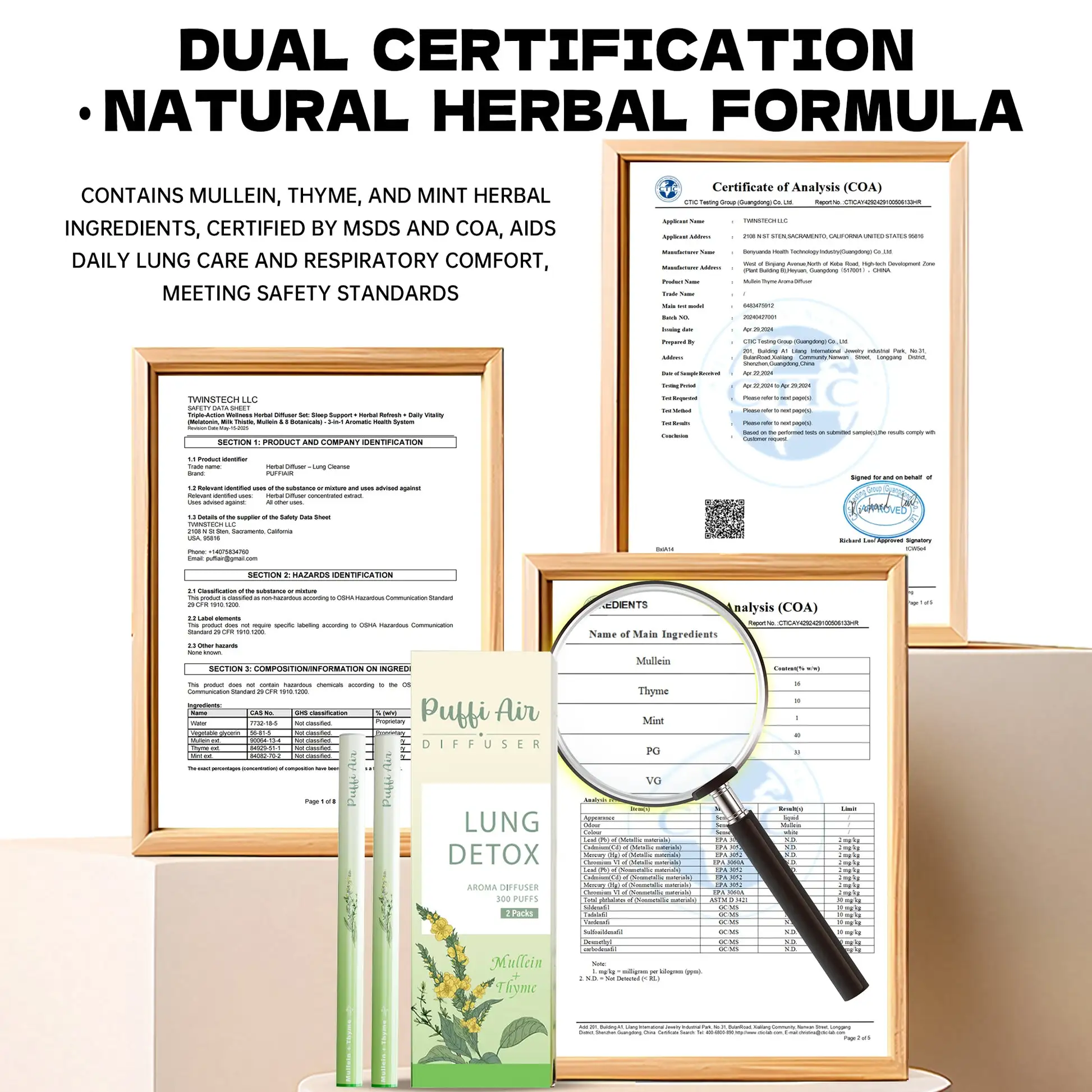 Mullein Diffuser & Nasal Inhaler Set - Image 13