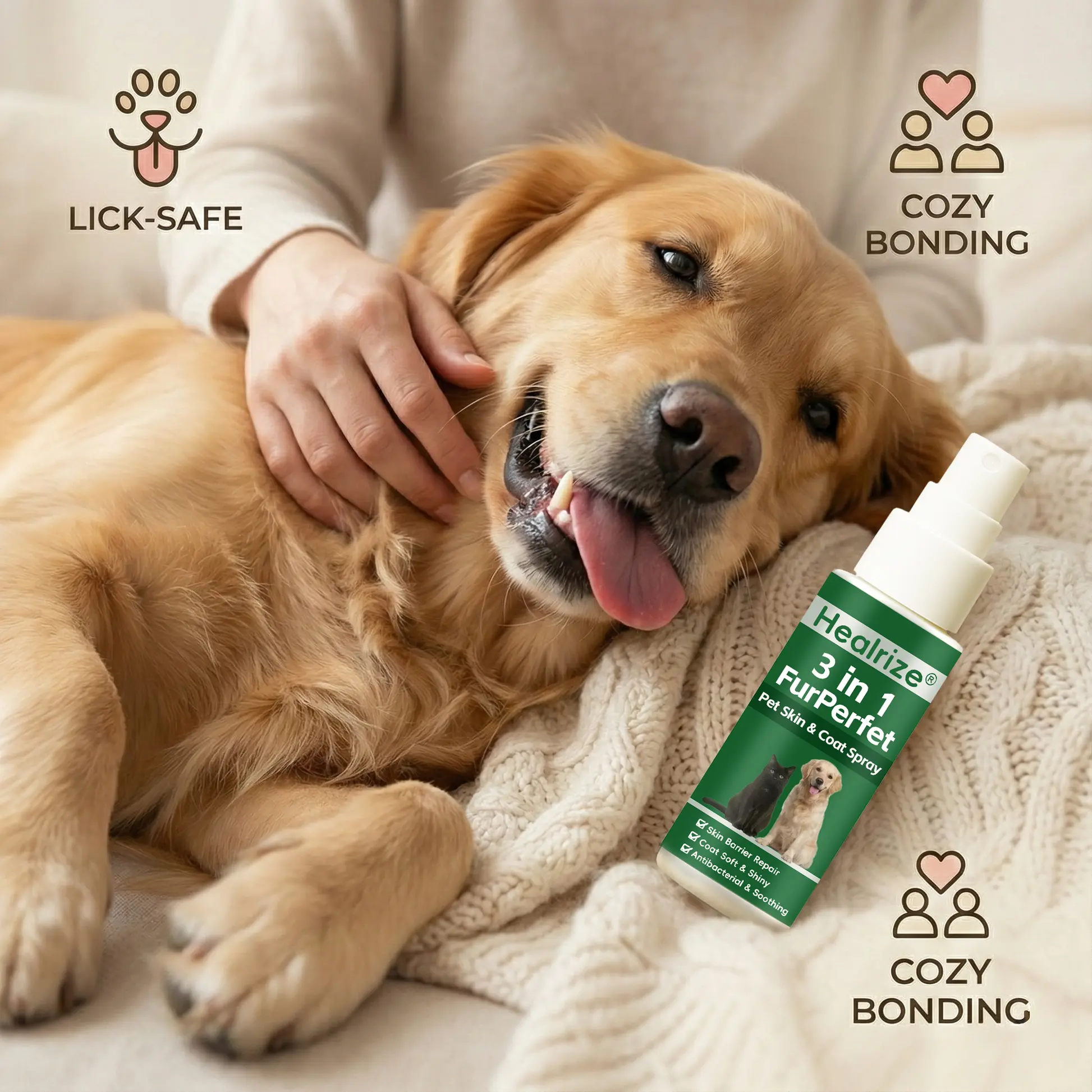 3 in 1 FurPerfect Pet Skin & Coat Spray - Image 3