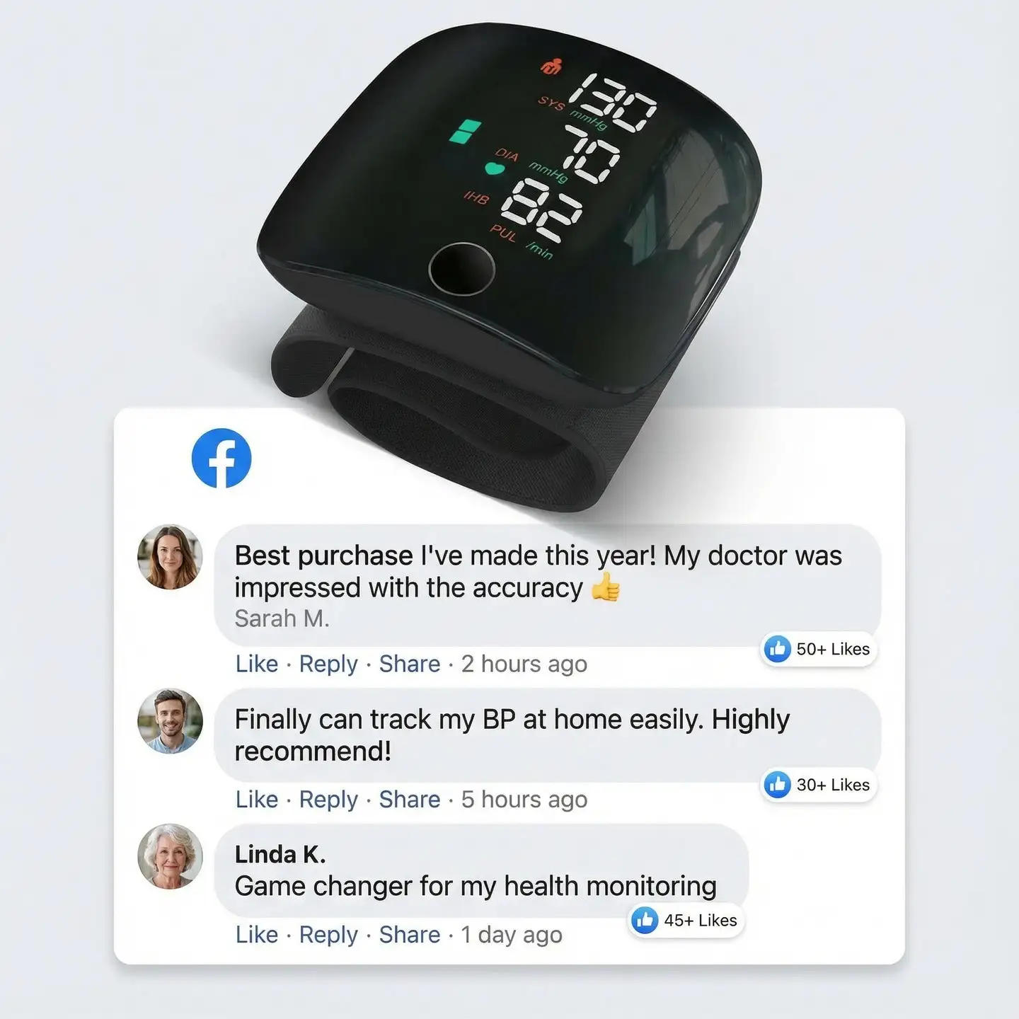 -Portable and Accurate Wrist Blood Pressure Monitor - Image 12