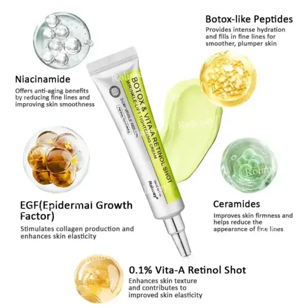 Botox & Vita-A Retinol Shot Tightening and Wrinkle-Reducing Cream - Image 14