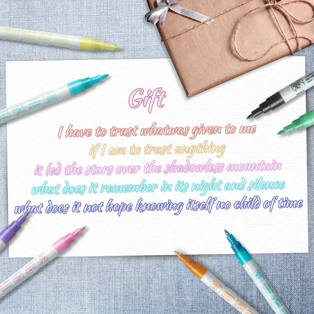 TERRAIN-HILL OUTLINE MARKER SET (8 COLORS) - Image 4