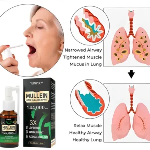 Alternative view of 3X Concentrated Mullein Lung Cleanse Spray