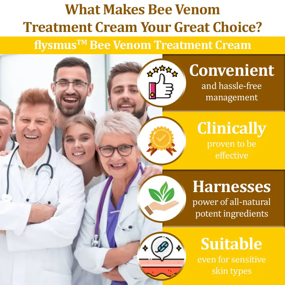 Bee Venom Treatment Cream🐝: Treat Eczema, Psoriasis, Acne, Rosacea, Fungal Infections, Warts - Image 6